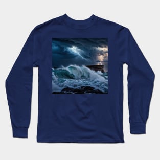 Storm on the ocean Long Sleeve T-Shirt